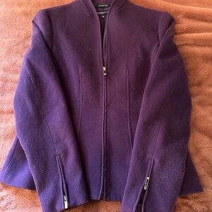 Purple blazer light jacket size 10